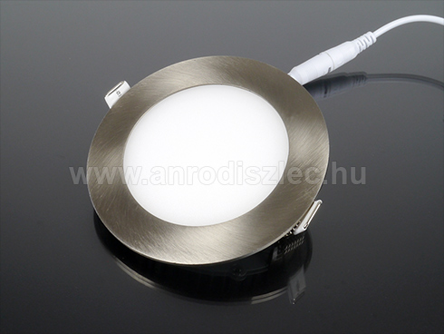 LED panel szatén-n. (120 mm) 8W természetes fehér, sülly.