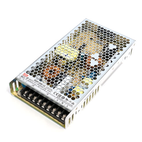LED tápegység 12 Volt - fém házas, ipari (200W/16.7A) 3 év, MeanWell
