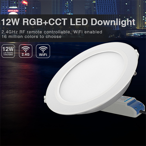 FullColor LED panel (kör alakú) 12W - RGB+CCT, fényerőszabályozható
