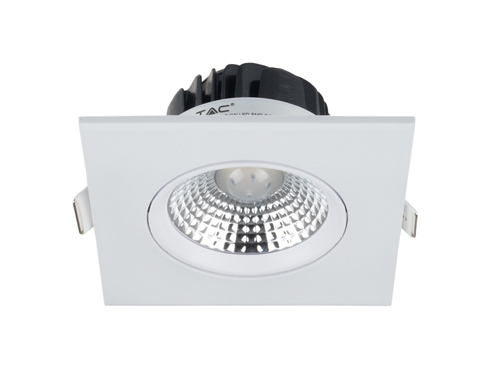 Szpot LED lámpa 5W (350 lm) természetes f., négyzet