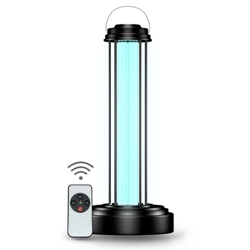 Smart Lighting UVC germicid lámpa 38W, baktérium pusztító, légtisztító (fekete) Utolsó, újracsomagolt darab!