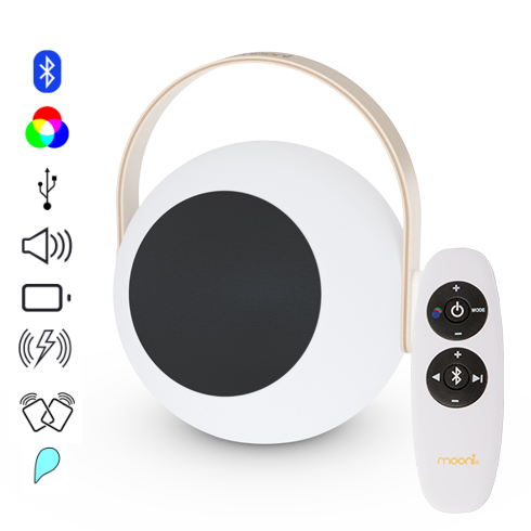 Eye bluetooth hangszórós asztali RGB hangulatvilágítás, távirányítóval