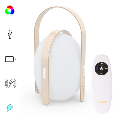 Ovo asztali RGB hangulatvilágítás, távirányítóval