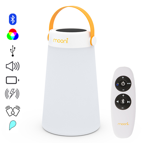 TakeMe bluetooth hangszórós asztali RGB hangulatvilágítás, távirányítóval