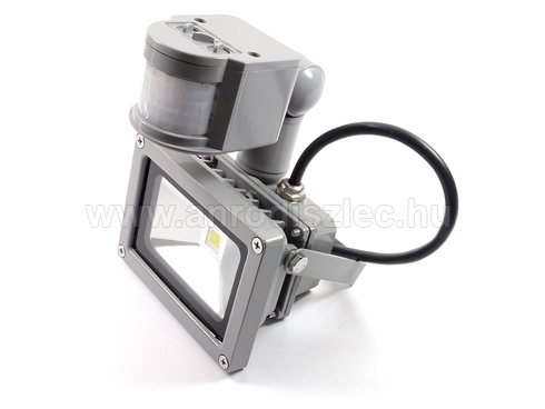 10W LED reflektor - COB LED (Mozgásérz.) Semleges fényű