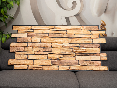 Flexpanel PVC falpanel - Soroskő (homokkő pala) Sand Slate