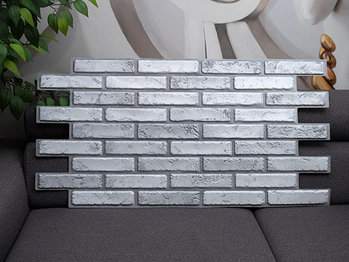 Flexpanel PVC falpanel -  (világos szürke tégla) Brick Light