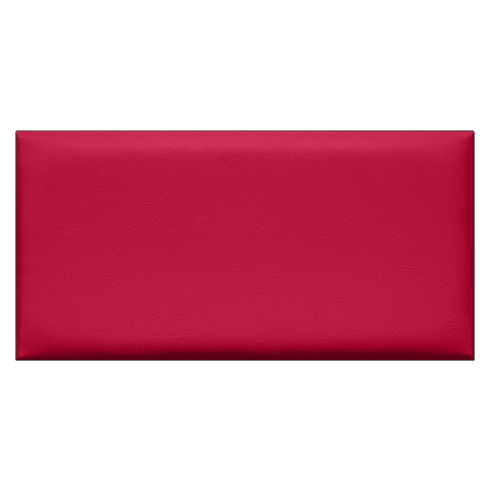 Kerma bőr falpanel, bőrpanel, Arden-217 Piros (25x50 cm)