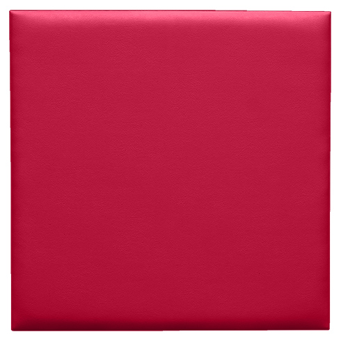 Kerma bőr falpanel, bőrpanel, Arden-217 Piros (50x50 cm)