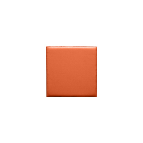 Kerma bőr falpanel, bőrpanel, Arden-258 Vérnarancs (12,5x12,5 cm)