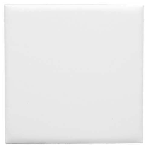 Bőr falpanel, bőrpanel, Melody-001 Hófehér (50x50 cm)
