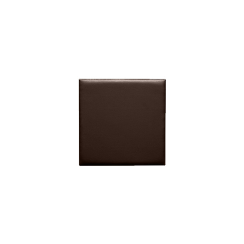 Bőr falpanel, bőrpanel, Melody-345 Sötétbarna (12,5x12,5 cm)