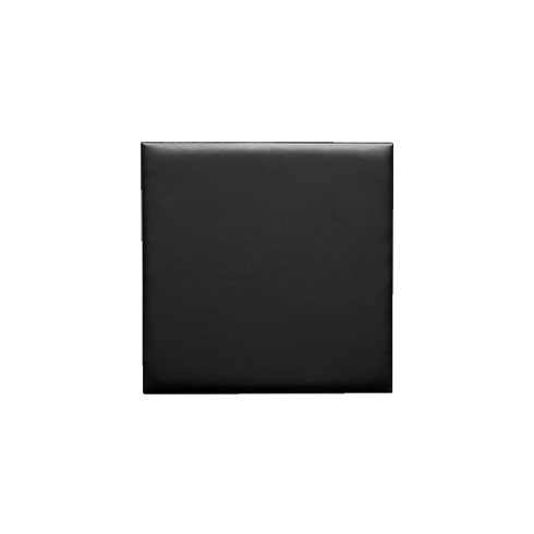 Bőr falpanel, bőrpanel, Melody-901 Fekete (25x25 cm)