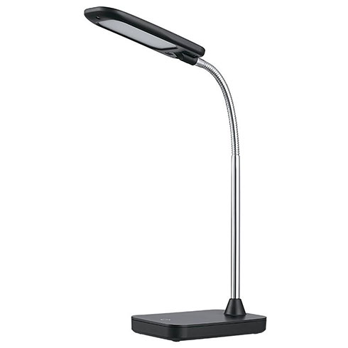 Abby asztali LED lámpa (5W/350Lumen) fekete, dimmelhető, természetes fehér