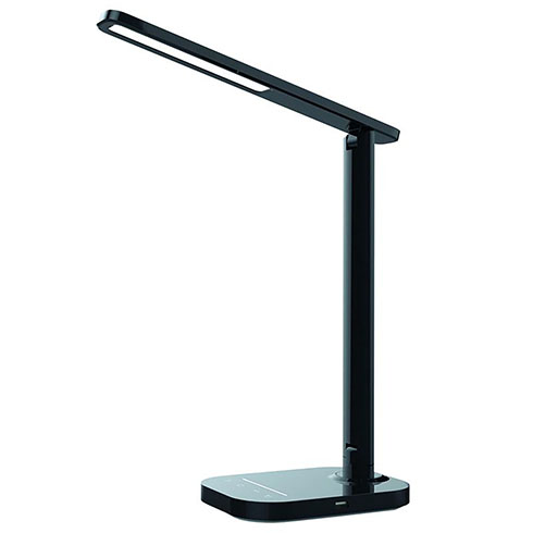 Kiara asztali LED lámpa (7W/500Lumen) fekete, dimmelhető, éjszakai fény, állítható színhőmérséklet