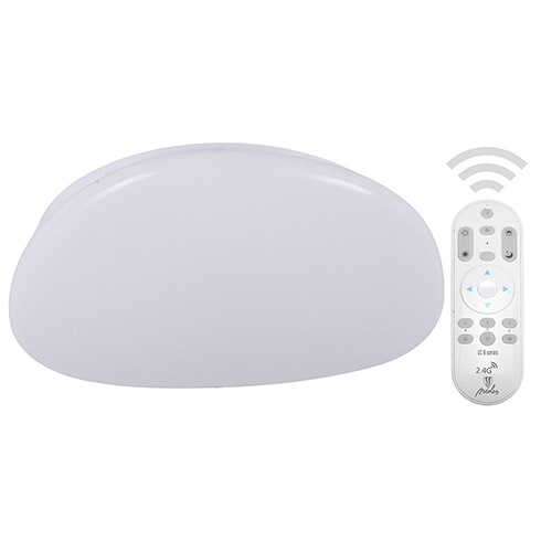 LC8 Mennyezeti LED lámpa (60W - szabálytalan kör) fehér keret, több színhőm+fényerő állítás