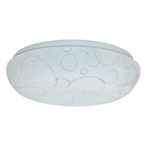 Mennyezeti LED panel kör mintával (18 W - 335mm - kör) természetes fehér, falon kívüli