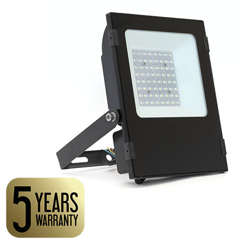 Profi Plus LED reflektor fekete (50W/150°) Természetes fehér
