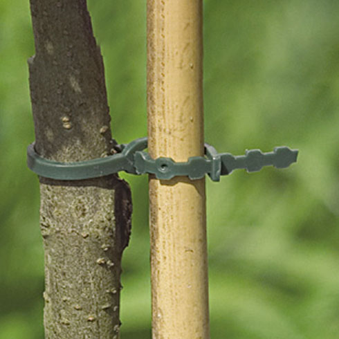 Fix 17 műanyag kötöző, 17 cm hosszú, zöld színű (40 darab)