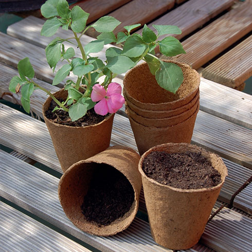 Growing Pots 8 cm-es tőzegcserép (18 db)