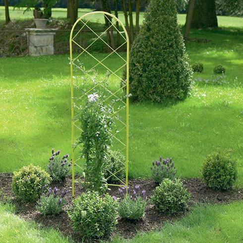 Classic Metal Trellis félköríves fém növényfuttató (50x180 cm) zöld