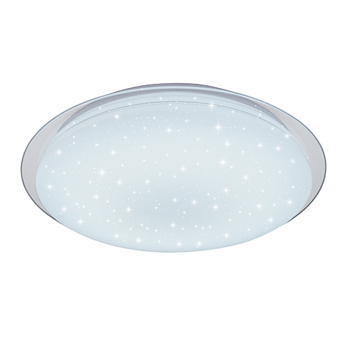 Állítható színhőm. mennyezeti LED lámpatest (40W) kör, csillagos