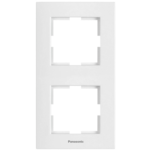 Sorolókeret (2-es) függőleges, fehér, Panasonic feliratos