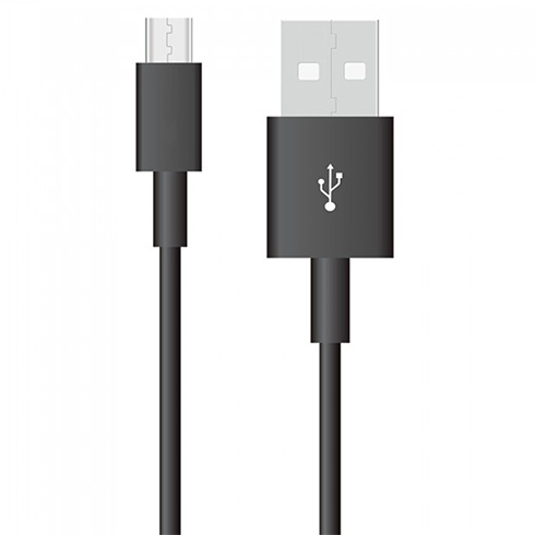 Pearl USB - Micro USB adatkábel, töltőkábel (1 méter) fekete - USB 2.0