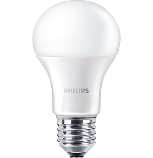 E27 LED lámpa (10W/200°) Körte - természetes fehér