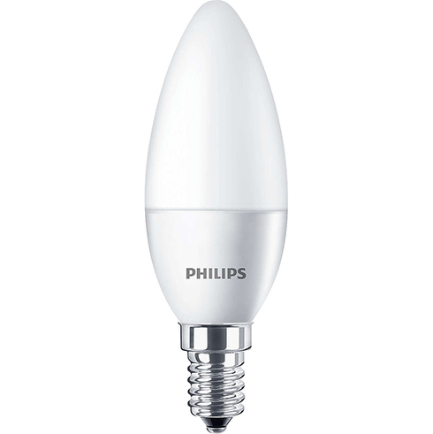 E14 LED lámpa (5.5W/200°) Gyertya - természetes fehér Kifutó!