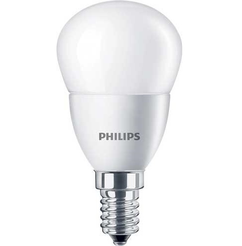 E14 LED lámpa (5.5W/200°) Kisgömb - természetes fehér