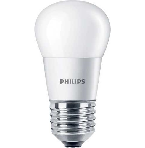 E27 LED lámpa (4W/200°) Mini körte - meleg fehér, opál (2700K)