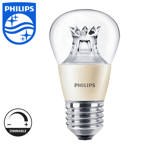 E27 LED lámpa (4W/200°) Mini körte - meleg fehér, dimmelhető (2700K)