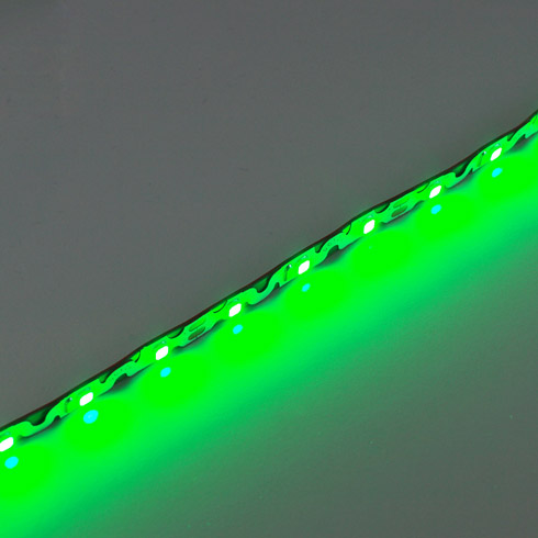 LED szalag beltéri 2835-60 (12 Volt) - zöld Ívelhető! DEKOR!