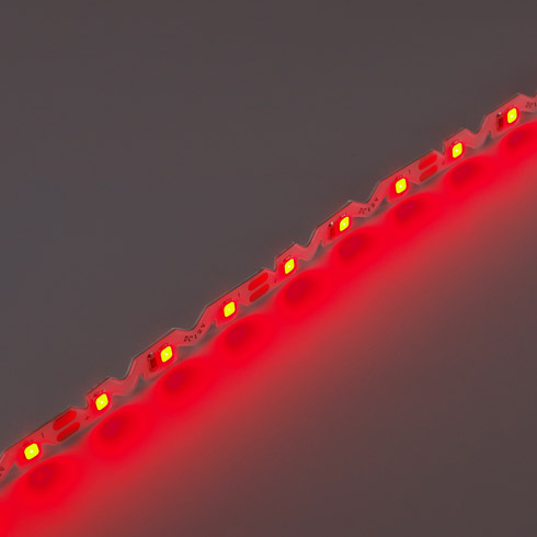 LED szalag kültéri 2835-60 (12 Volt) - piros Ívelhető! DEKOR!