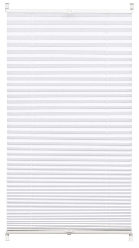 Árnyékoló pliszé (harmónikaroló) - Fehér, ablakra: 40x130 cm