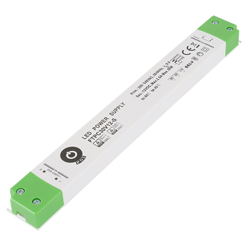 LED tápegység 12 Volt - műanyag házas, ipari (30W/2.5A) Long, 5 év garancia