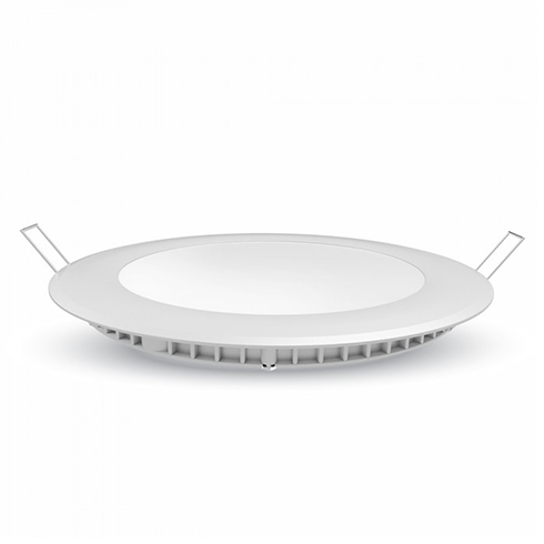 PRO LED panel, süllyeszthető, kör alakú (18W) - meleg fehér, Samsung Chip