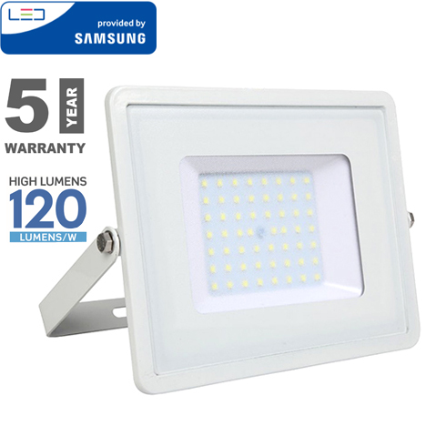 PRO LED reflektor fehér (50W/100°) hideg fehér, 120lm/W, Samsung