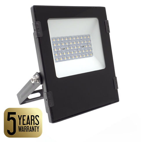 Profi Plus LED reflektor fekete (30W/150°) Természetes fehér