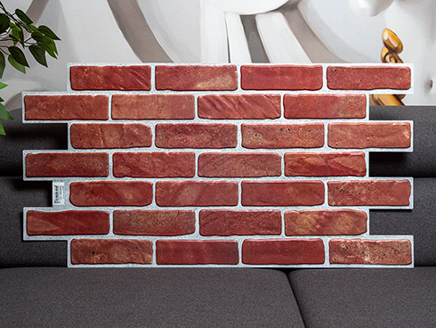 Regul PVC falpanel - Brick (97x48cm) - Vörös tégla (50272)