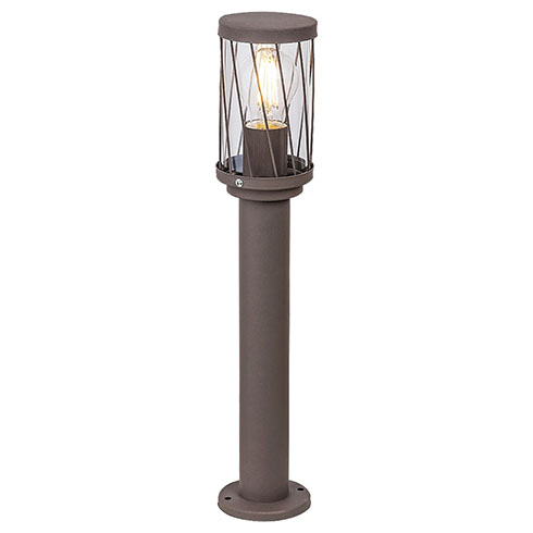 Budapest kerti állólámpa, 50 cm magas (E27) - barna
