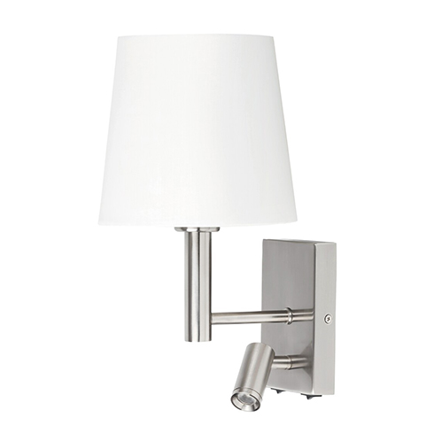 Harvey hálószoba fali lámpa (E27 izzóhoz) + olvasókar (3W LED)