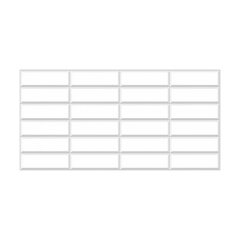 Flexpanel PVC falburkoló lap - Csempe (fehér-szürke)