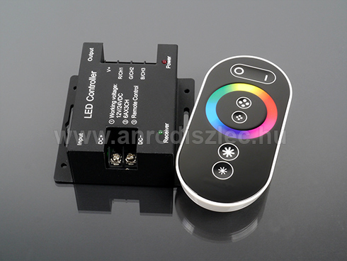 RGB vezérlő - Rádiós - 12V/216W - Touch ECO