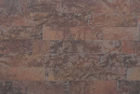 Falburkoló lap hajlítható - Pompei (világosbarna, kő hatású)