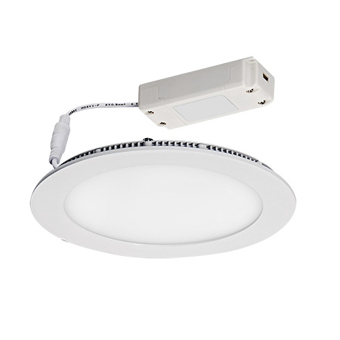 Rounda LED panel IP44 fehér (173 mm) 13W - meleg fehér