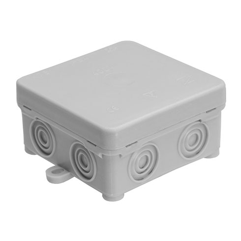 Rugalmas kötődoboz (76x76x41 mm) szürke