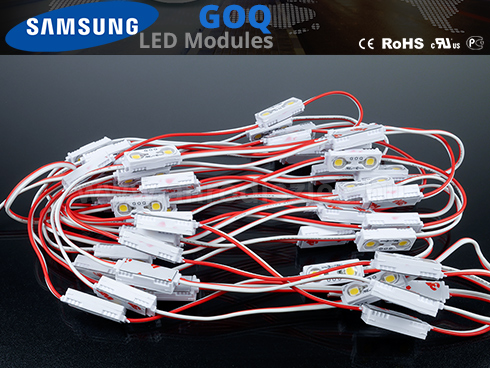 GOQ Samsung LED modul (5050x2/150°/IP68) - 3200K (5 ÉV)
