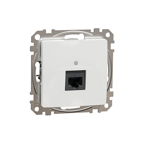 Sedna Design 1xRJ45 Cat6A UTP aljzat, fehér